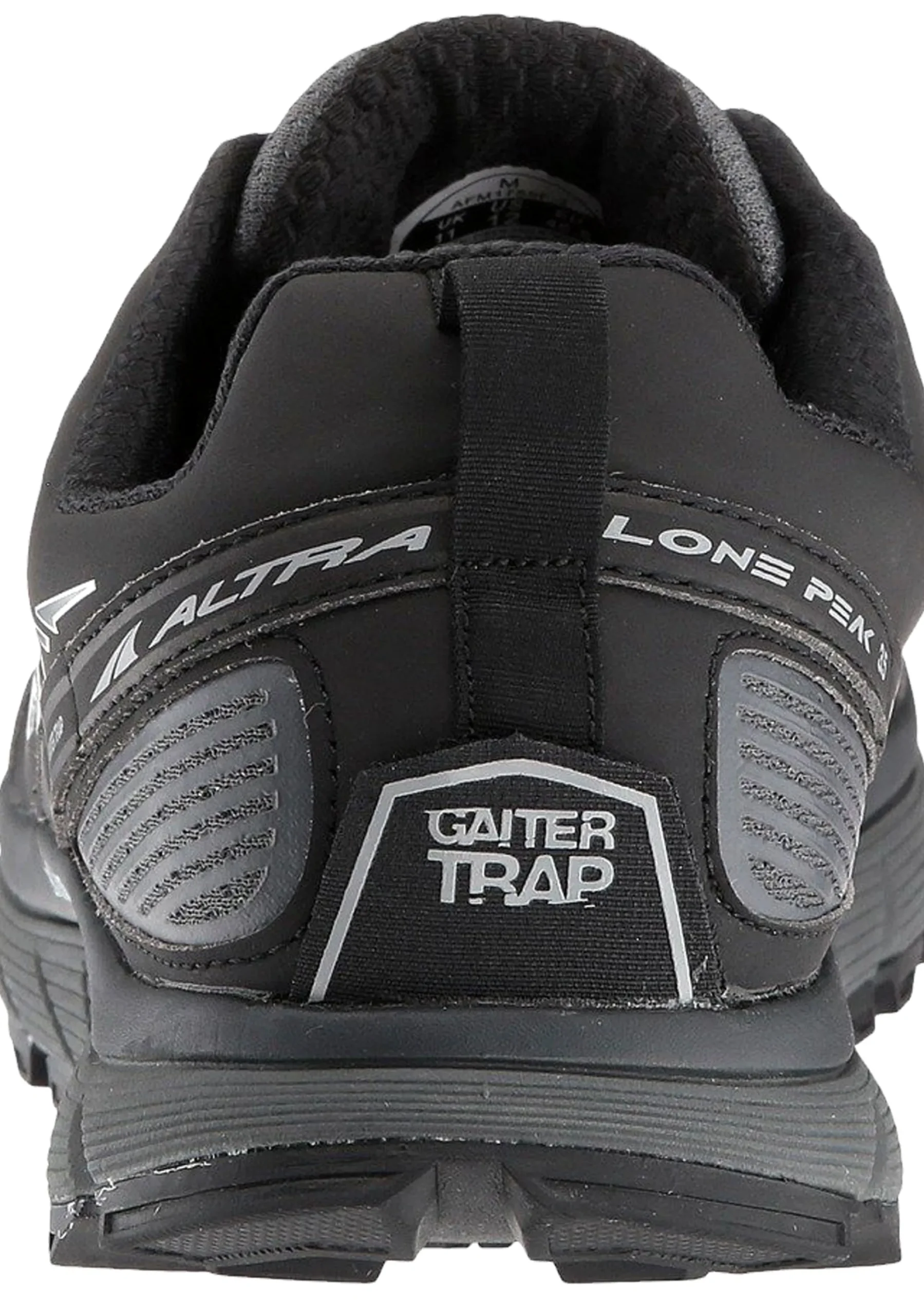 Running>Altra Men's Trail Running Lightweight Platform Shoes Lone Peak 3.5 Black