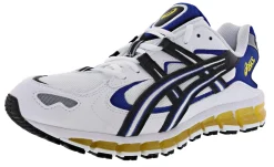 Walking|Running>ASICS Men's Cushioned Running Shoes Gel Kayano 5 360 White/Black