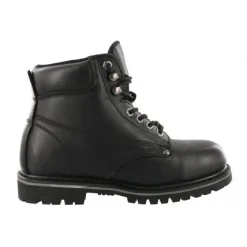 Work|Slip Resistant>Cactus Men Steel Toe Work Boots Oil Resistant 622S Black