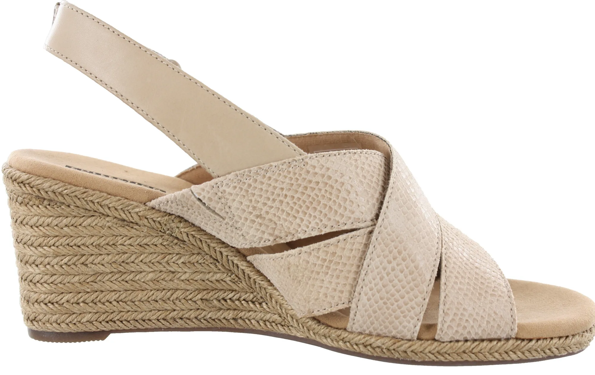 Sandals|Heels>Clarks of England Clarks Lafley Krissy Ankle Strap Wedge Sandals Women's