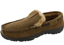 Slippers>Clarks of England Clarks Men Warm Cozy Easy On Slip On Moccasin Slippers Warren