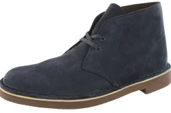 Casual|Boots>Clarks of England Clarks Mens Bushacre 2 Casual Desert Boots navy nubuck