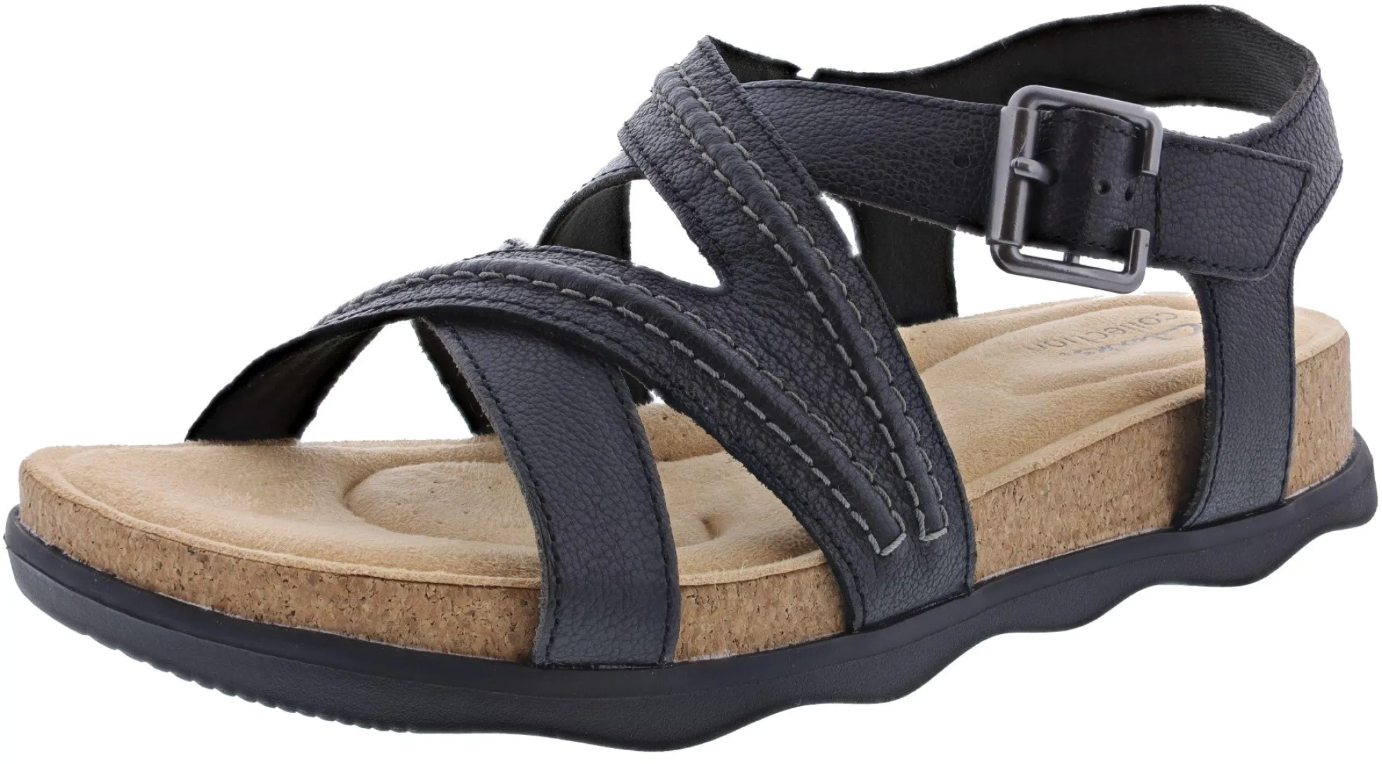 Sandals>Clarks of England Clarks Women's Brynn Ave Adjustable Buckle Strap Sandals