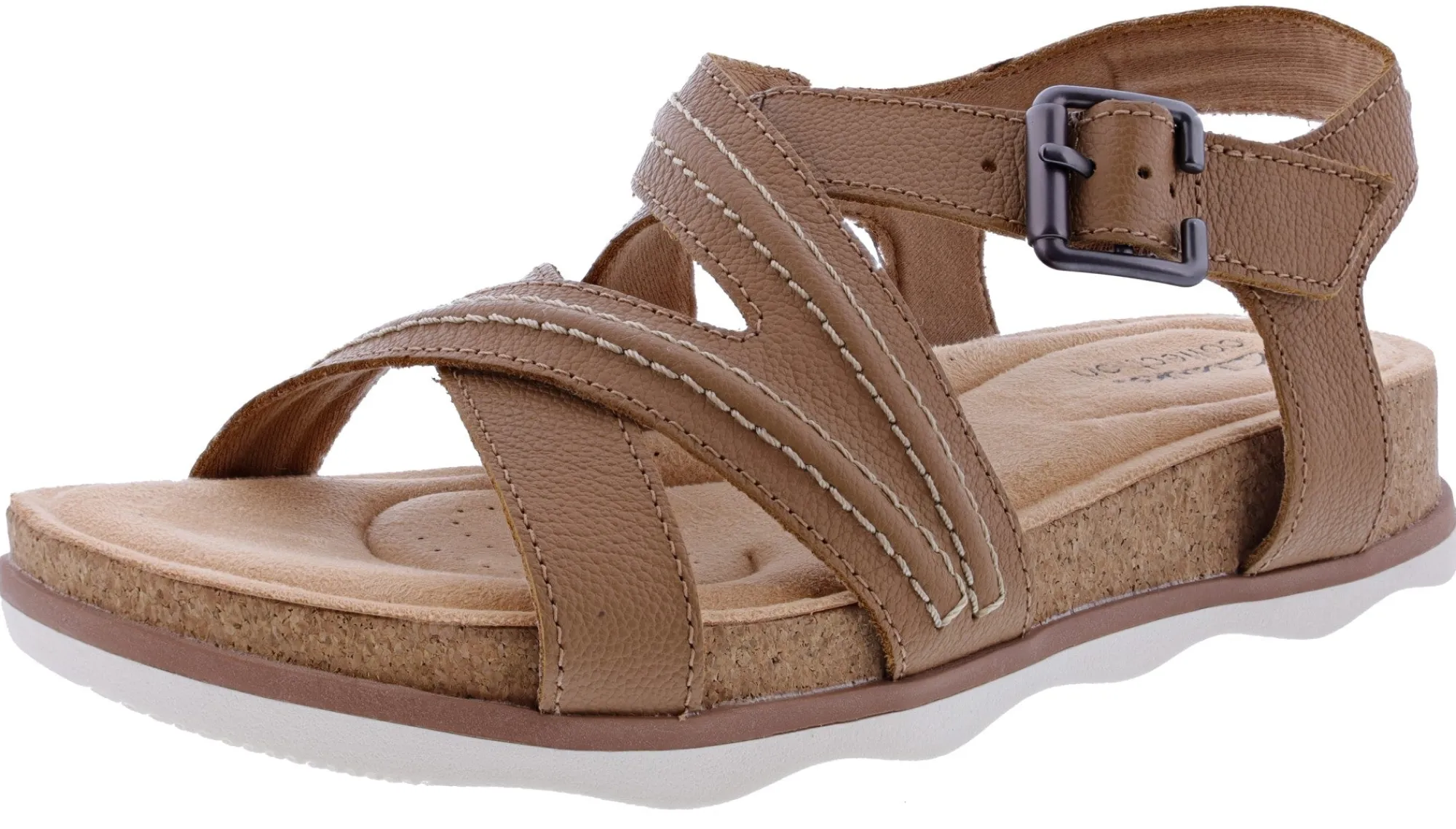 Sandals>Clarks of England Clarks Women's Brynn Ave Adjustable Buckle Strap Sandals