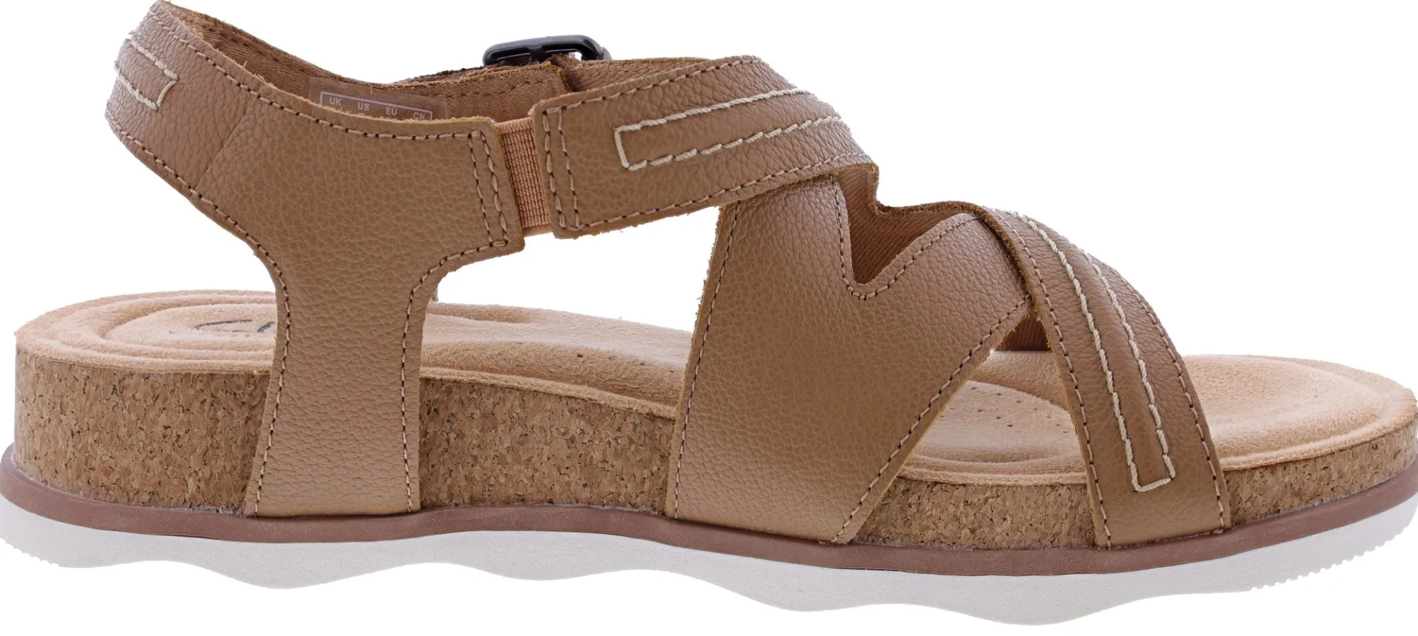 Sandals>Clarks of England Clarks Women's Brynn Ave Adjustable Buckle Strap Sandals