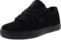 Skate>DC Shoes DC Kid's Anvil Low Skating Shoes Black/Black