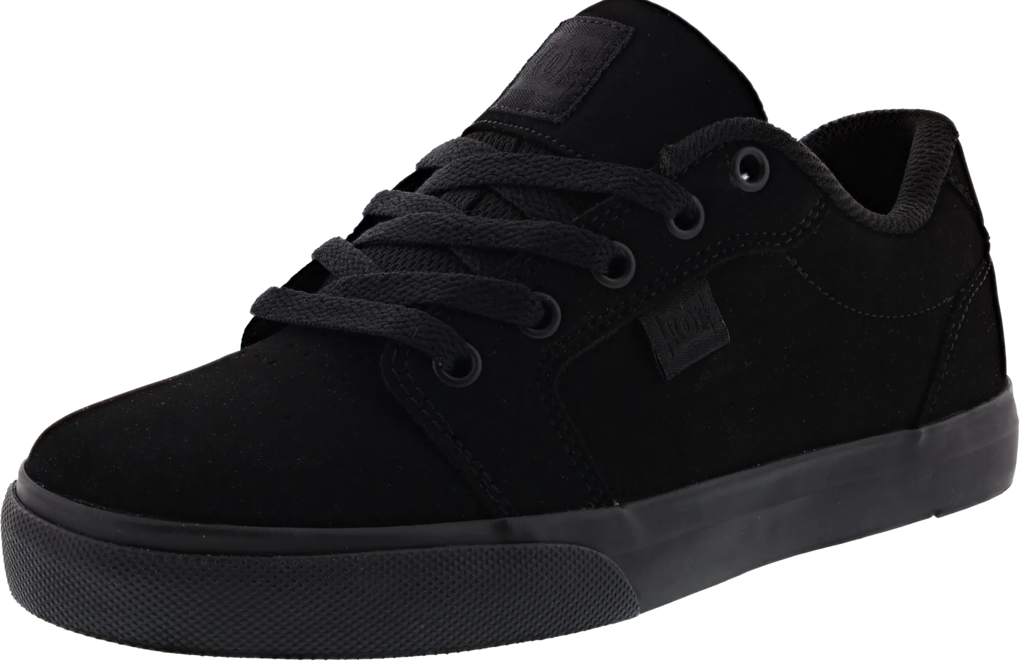 Skate>DC Shoes DC Kid's Anvil Low Skating Shoes Black/Black