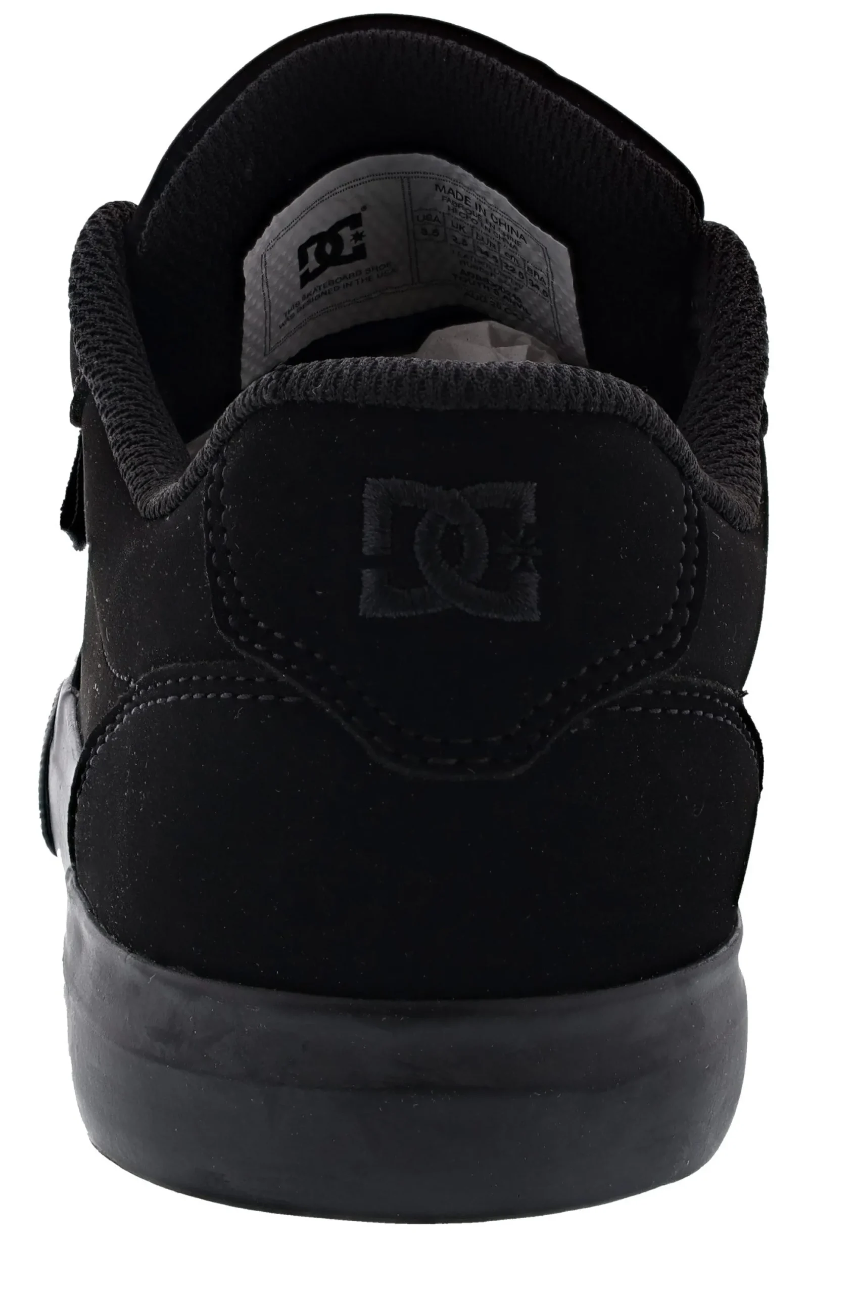 Skate>DC Shoes DC Kid's Anvil Low Skating Shoes Black/Black