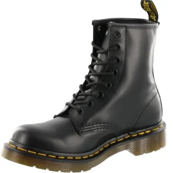 Boots>Dr. Martens Men's 1460 Smooth Leather Boot Black Smooth