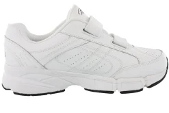 Walking>Dr. Scholls Mens Omega Hoop and Loop Tennis Shoes for Elderly Wide Width