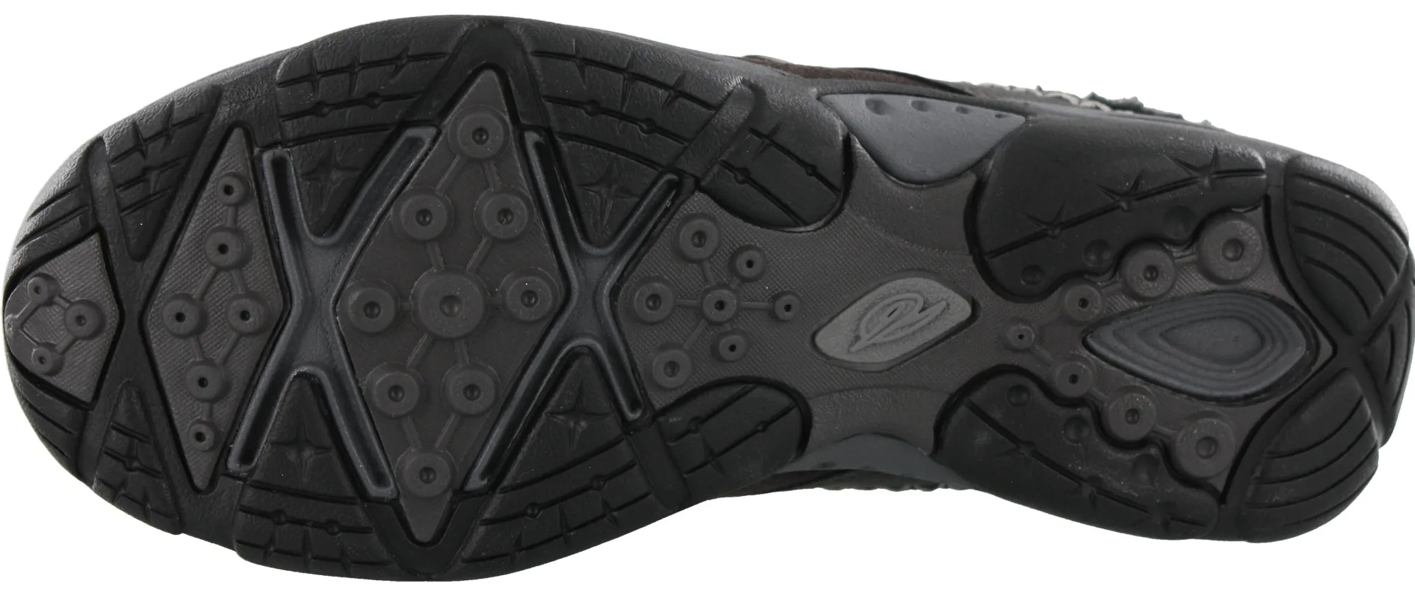 Slippers>Easy Spirit Women Warm Cozy Slip On Clog Slippers Efrost Dark Grey01