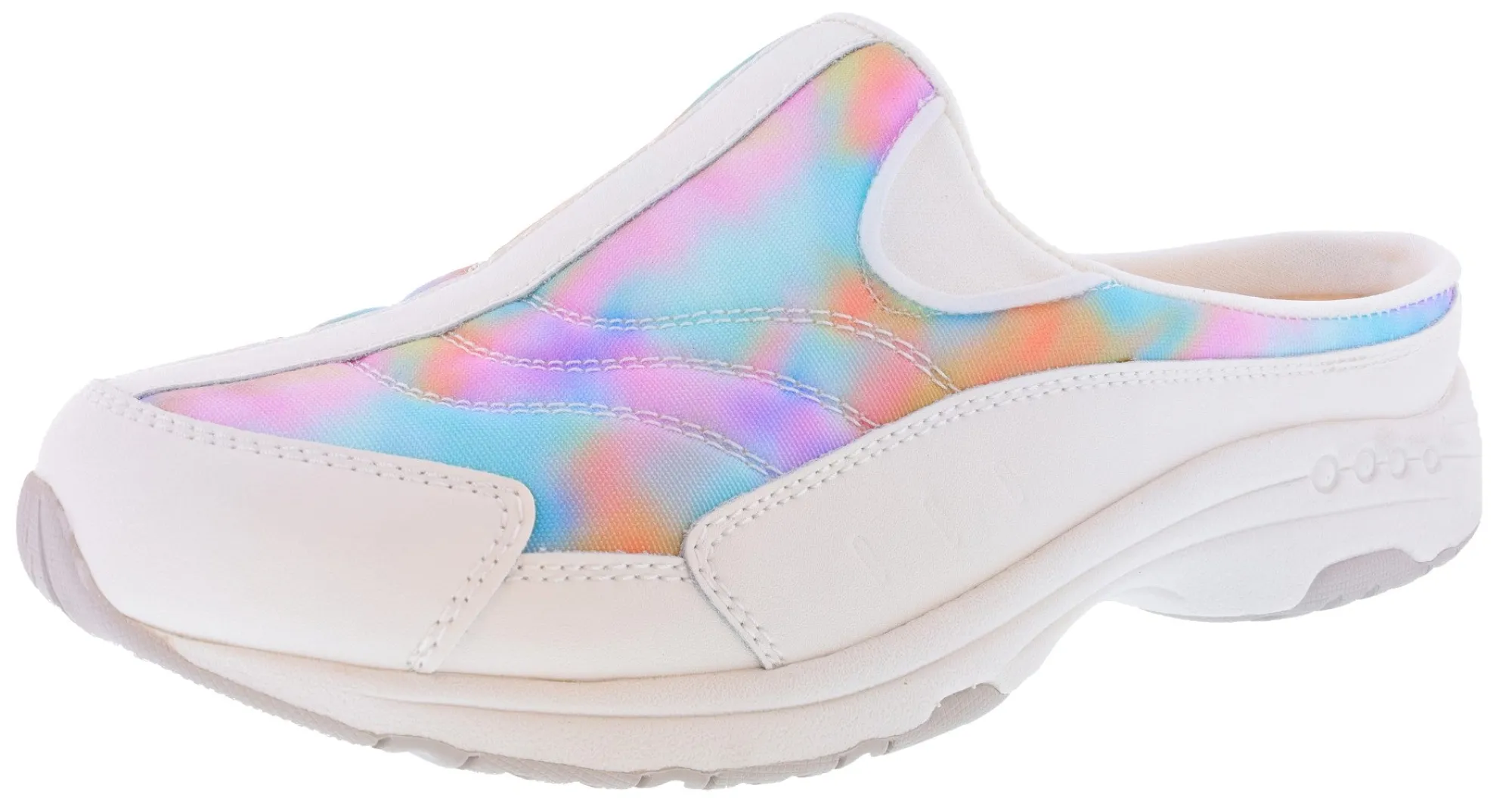 Walking>Easy Spirit Women's TravelTime WW Width Classic Mule Clogs