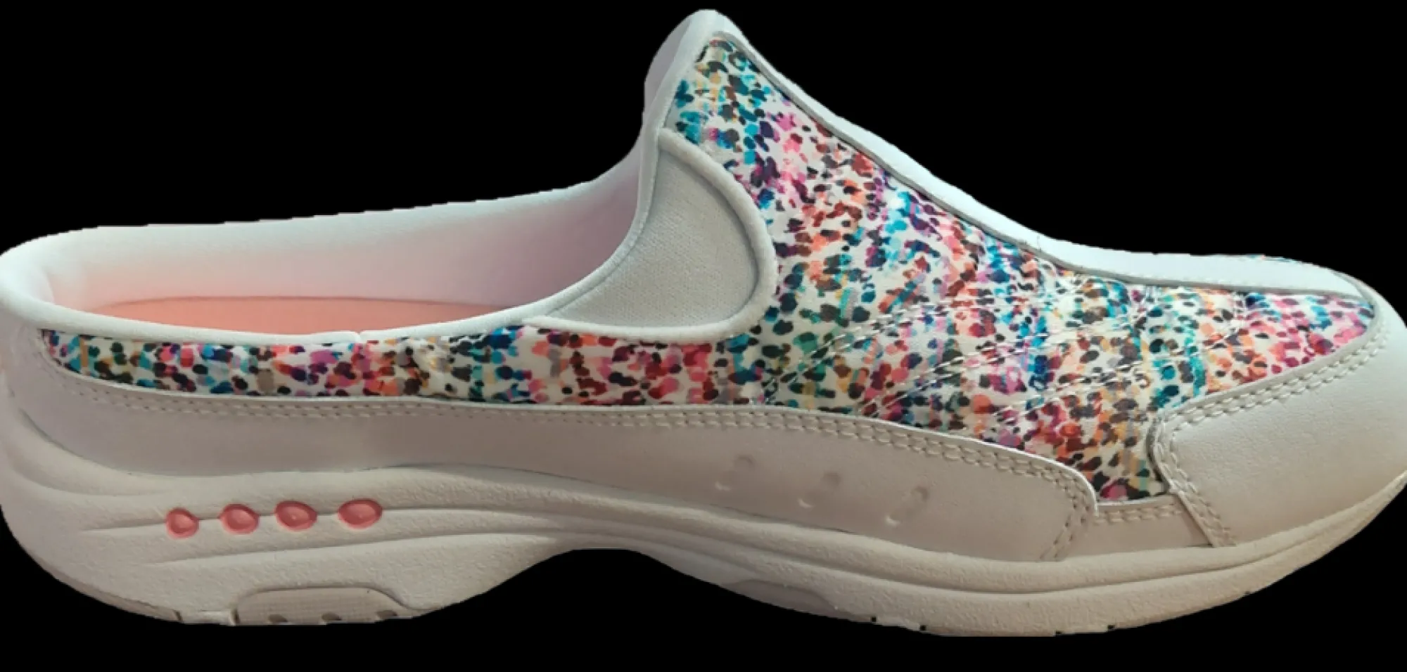 Walking>Easy Spirit Women's TravelTime WW Width Classic Mule Clogs