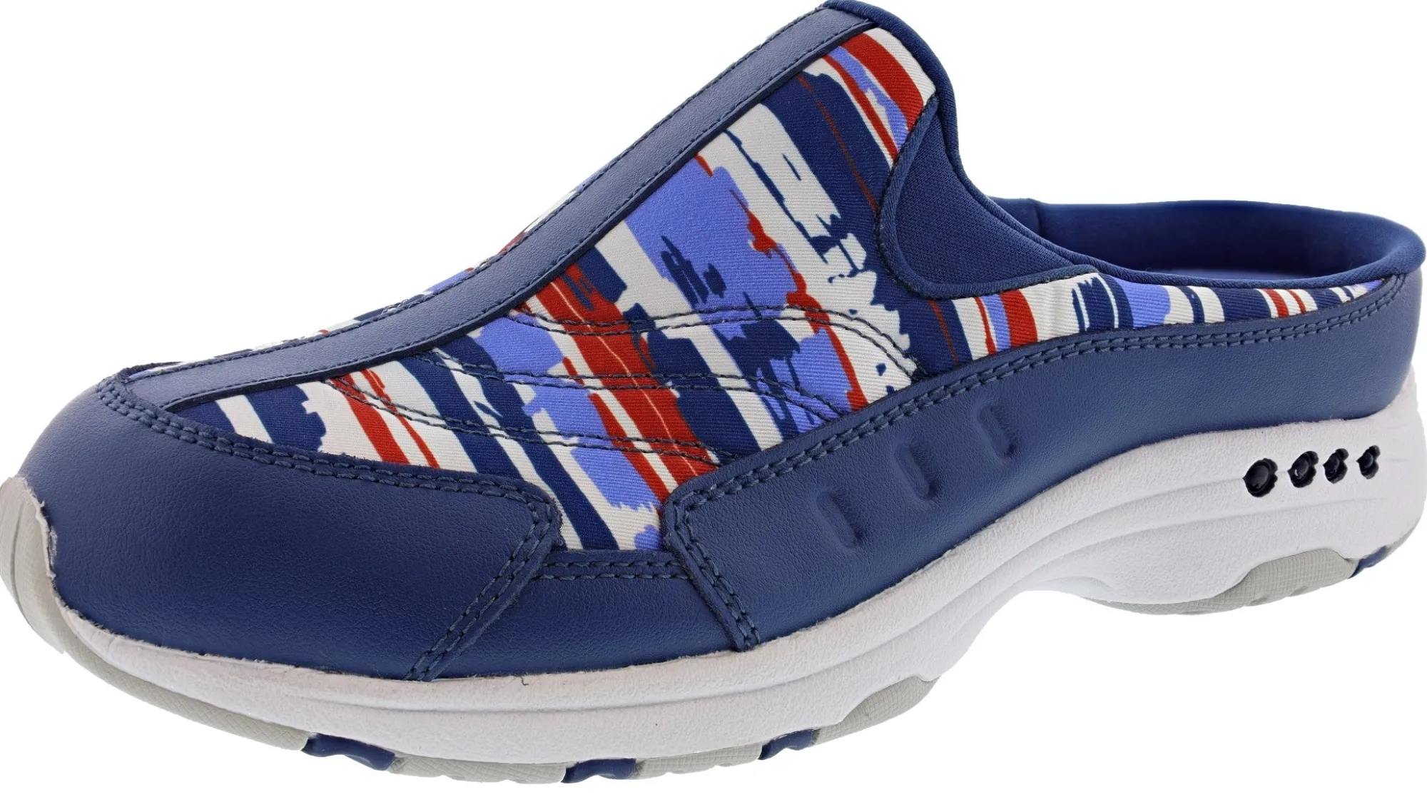 Walking>Easy Spirit Women's TravelTime WW Width Classic Mule Clogs