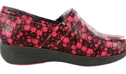 Walking|Nursing Shoes>Softwalk Grey Anatomy by Meredith Sport Nursing Clogs Bronze/Grey Snake