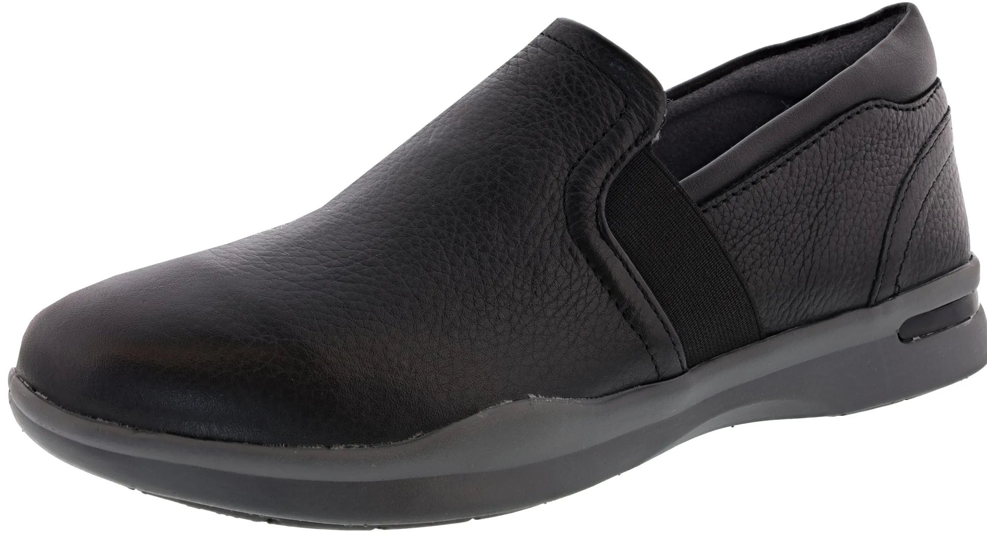 Walking|Slip Resistant>Softwalk Grey Anatomy By Sofwalk Vantage Oil Resistant Slip On Shoes