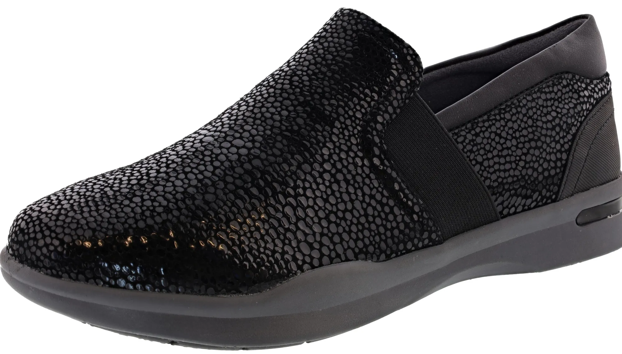 Walking|Slip Resistant>Softwalk Grey Anatomy By Sofwalk Vantage Oil Resistant Slip On Shoes