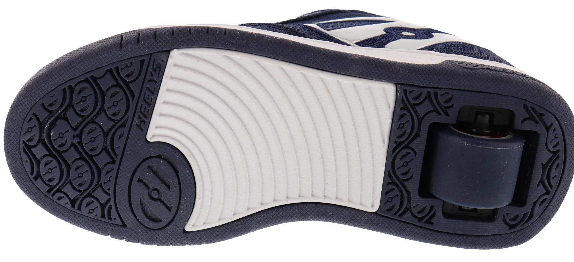 Skate>Heelys Propel Ballistic Kids Shoes with Wheels Navy/Silver