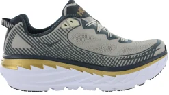Running>Hoka Men Ultra Marathon Cushioned Running Shoes Bondi 5 Cool Grey/Mindinght Navy