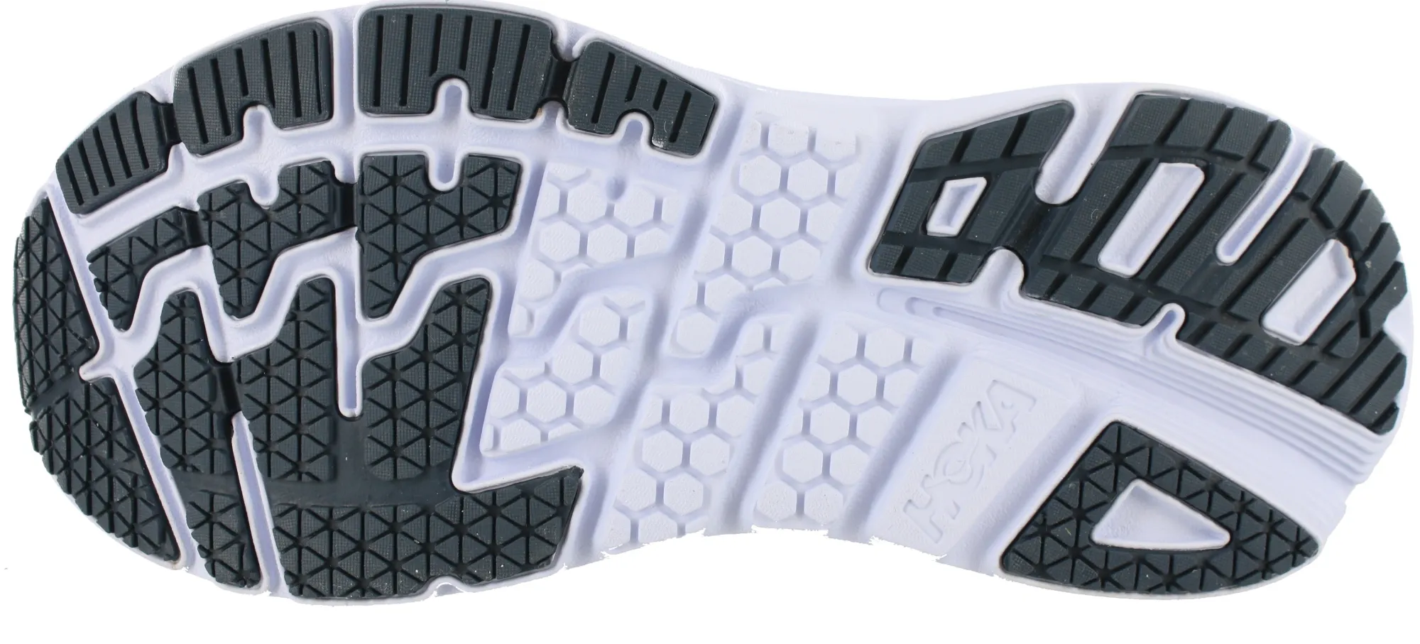 Running>Hoka Men Ultra Marathon Cushioned Running Shoes Bondi 5 Cool Grey/Mindinght Navy