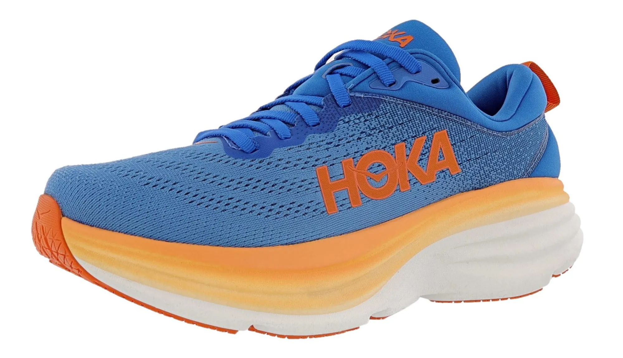 Running>Hoka Men's Bondi 8 Ultra Cushioned Walking & Running Shoes