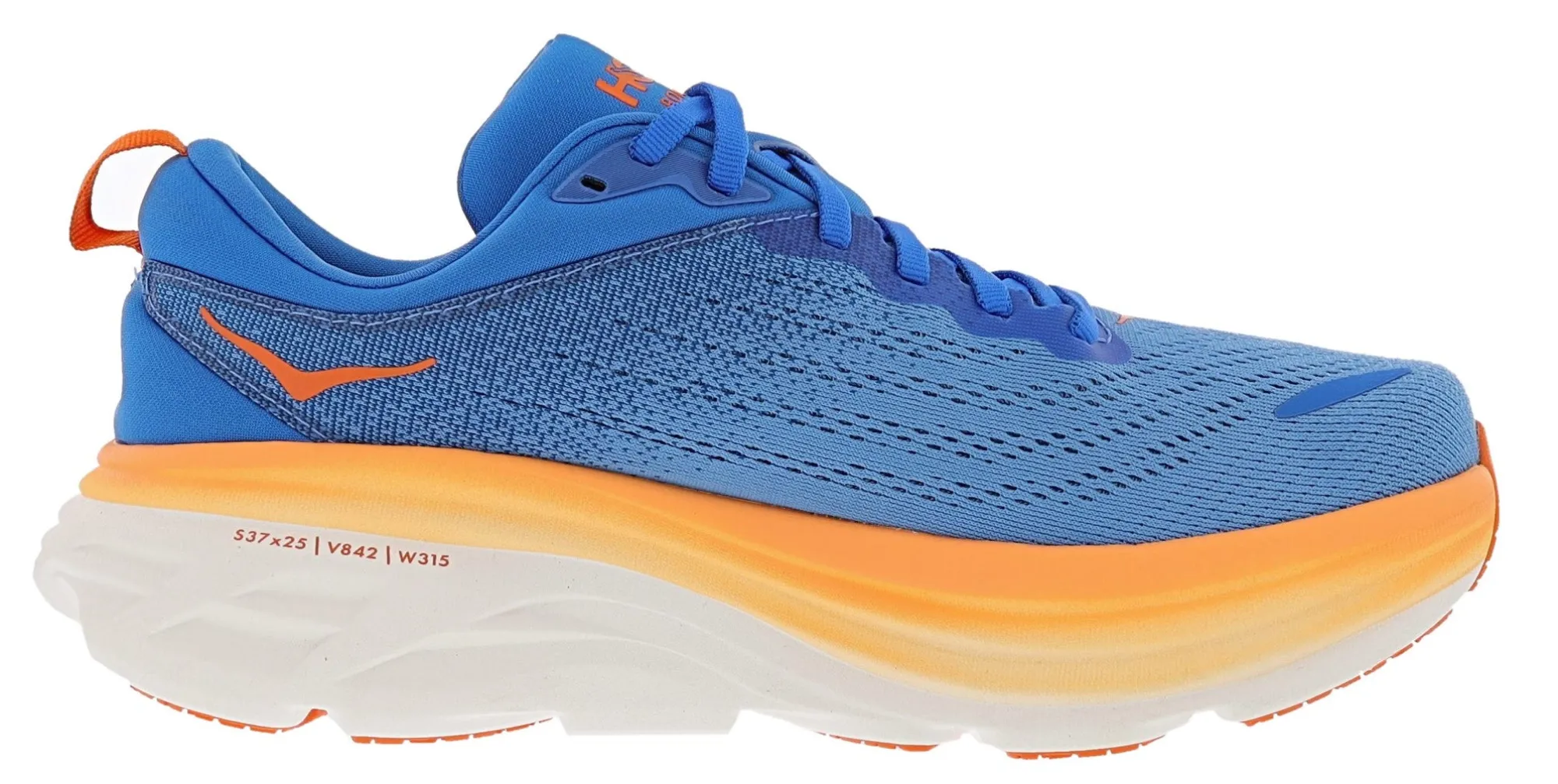 Running>Hoka Men's Bondi 8 Ultra Cushioned Walking & Running Shoes