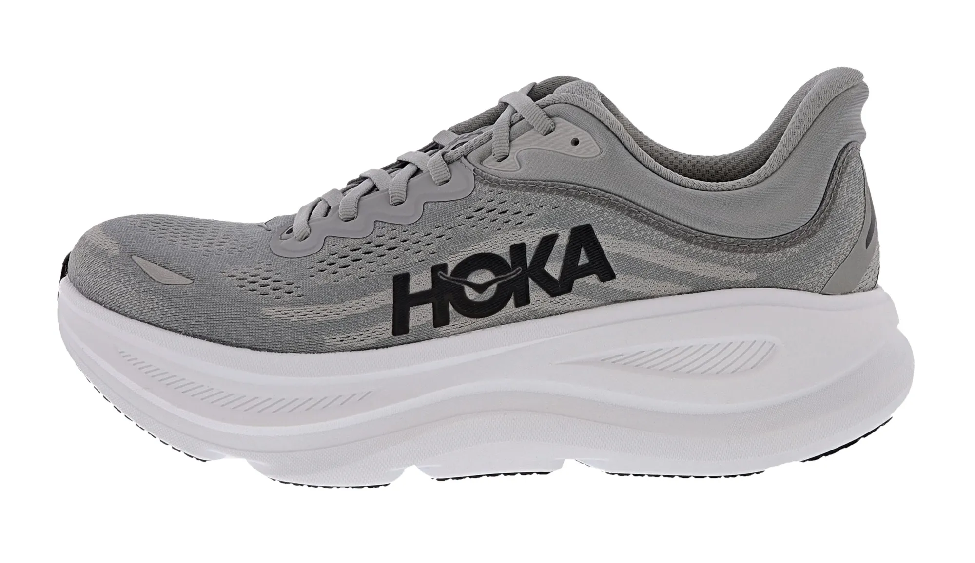 Running>Hoka Men's Bondi 9 Ultra Cushioned Everyday Running Shoes