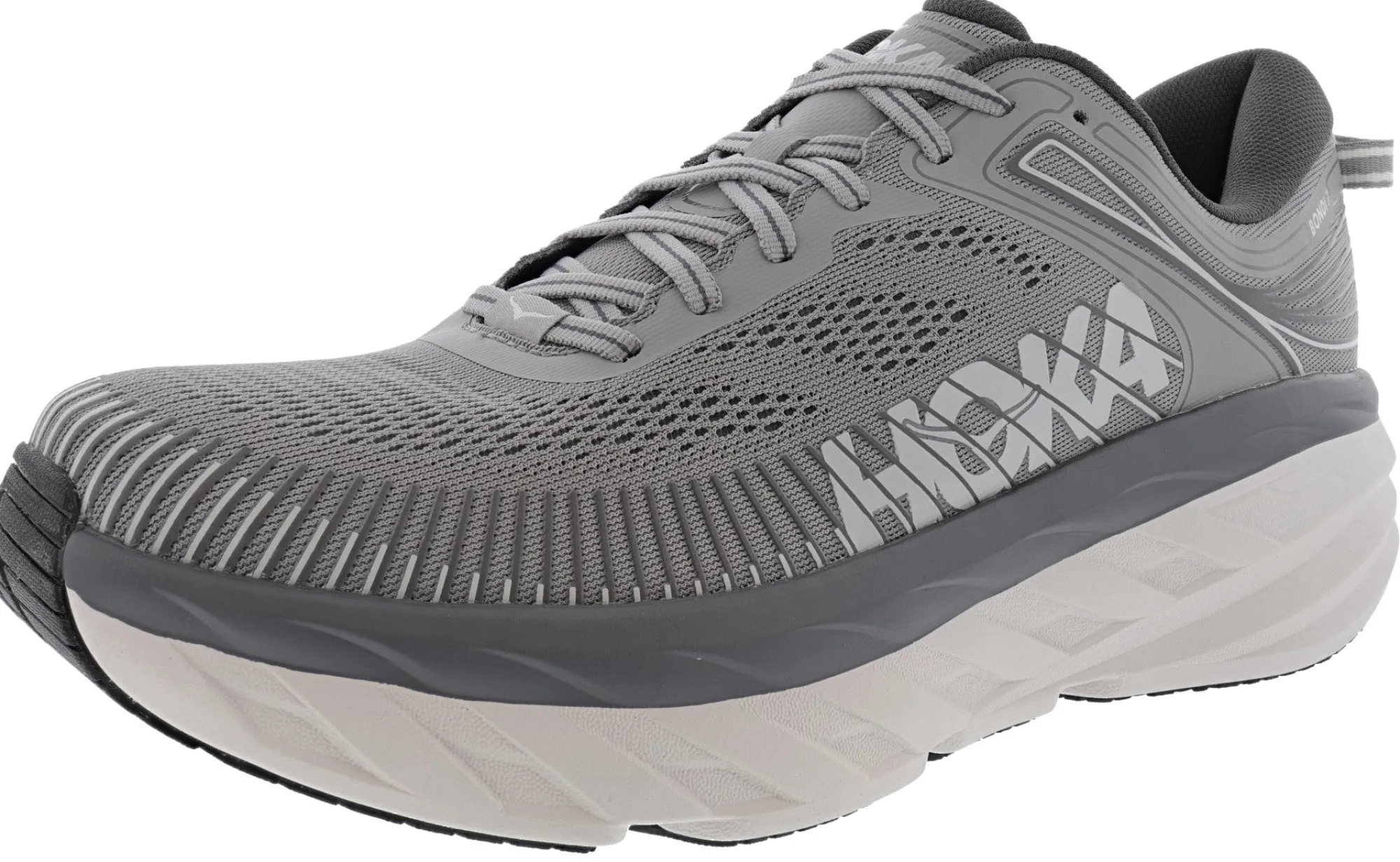 Walking|Running>Hoka Men's Ultra Marathon Cushioned Running Shoes Bondi 7