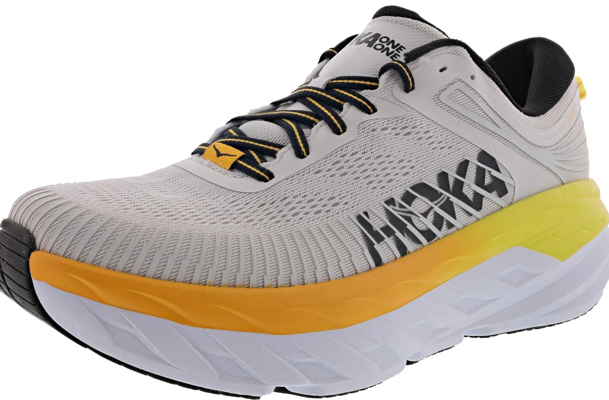 Walking|Running>Hoka Men's Ultra Marathon Cushioned Running Shoes Bondi 7