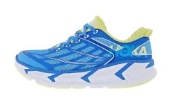 Running>Hoka Women's Odyssey 2 Road Running Shoes Dresden Blue/Sunny Lime Mesh