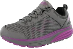 Walking|Shape Ups>MBT Colorado 17 Rocker Bottom Recovery Walking Shoes Women Grey/Purple1