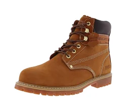 Work|Slip Resistant>Jerko Men's 6” Waterproof Full Grain Leather Slip Resistant Steel Toe Work Boots