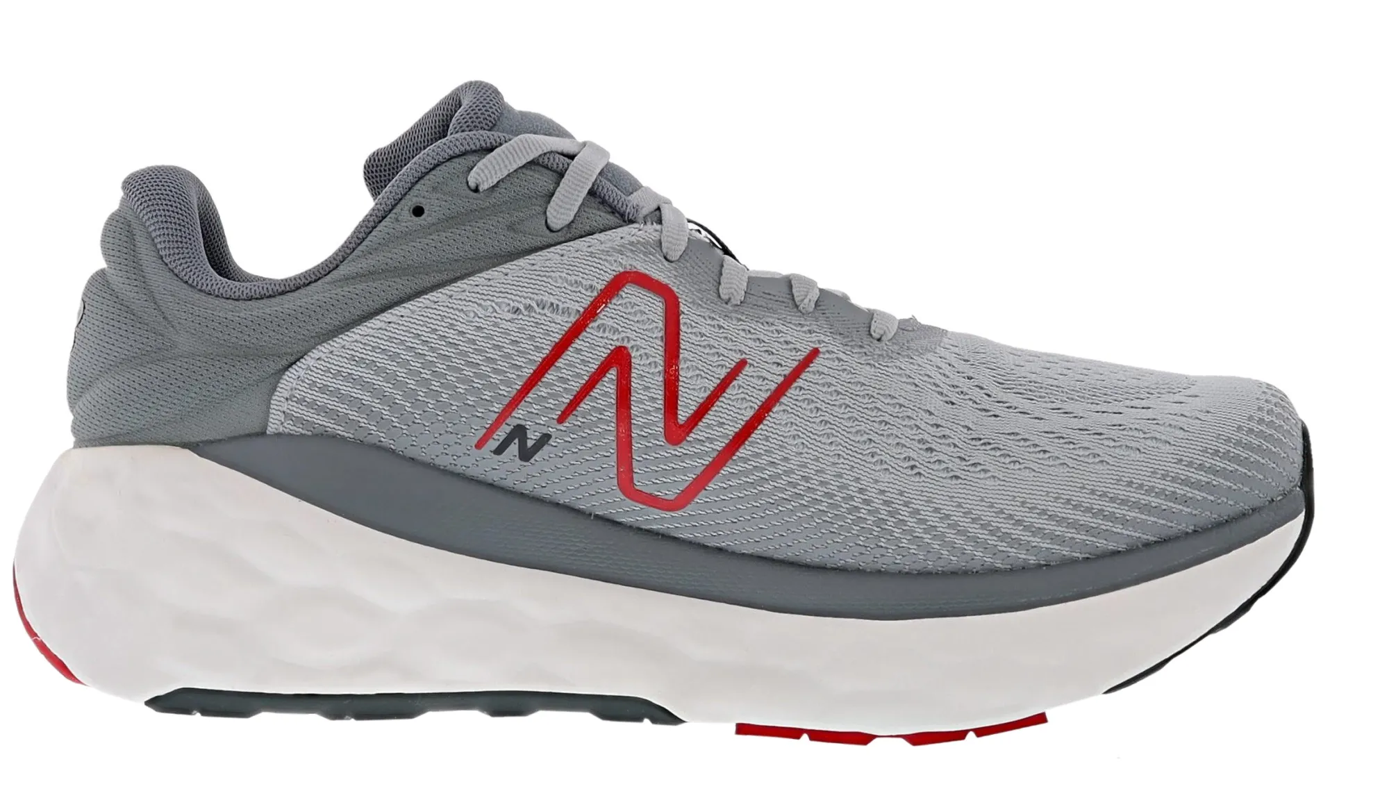 Running>New Balance Men's Fresh Foam X 840F v1 Running Shoes Aluminum Grey/True Red