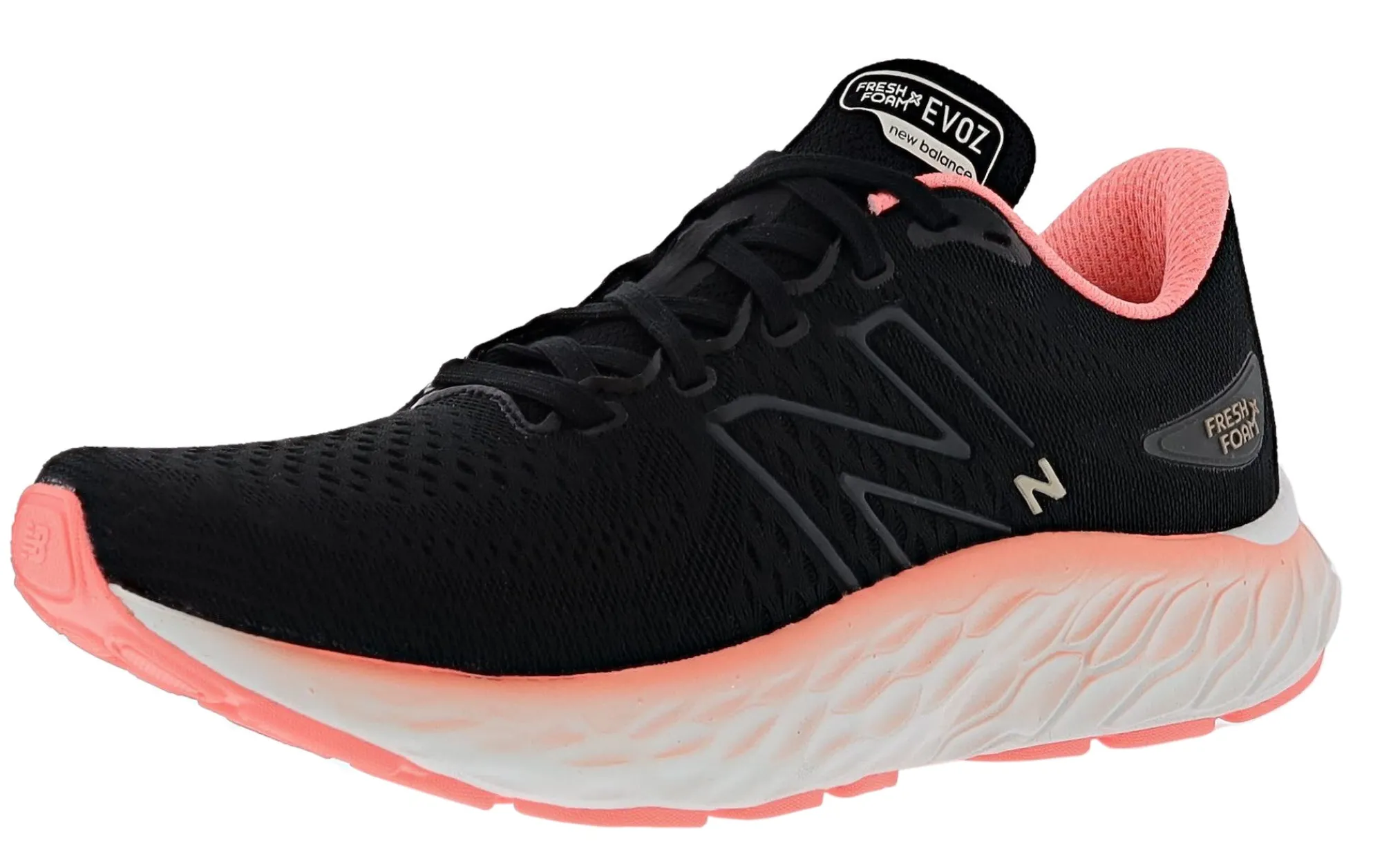 Running>New Balance Women's Fresh Foam X Evoz v3 Running Shoes Black/Blacktop/Grapefruit