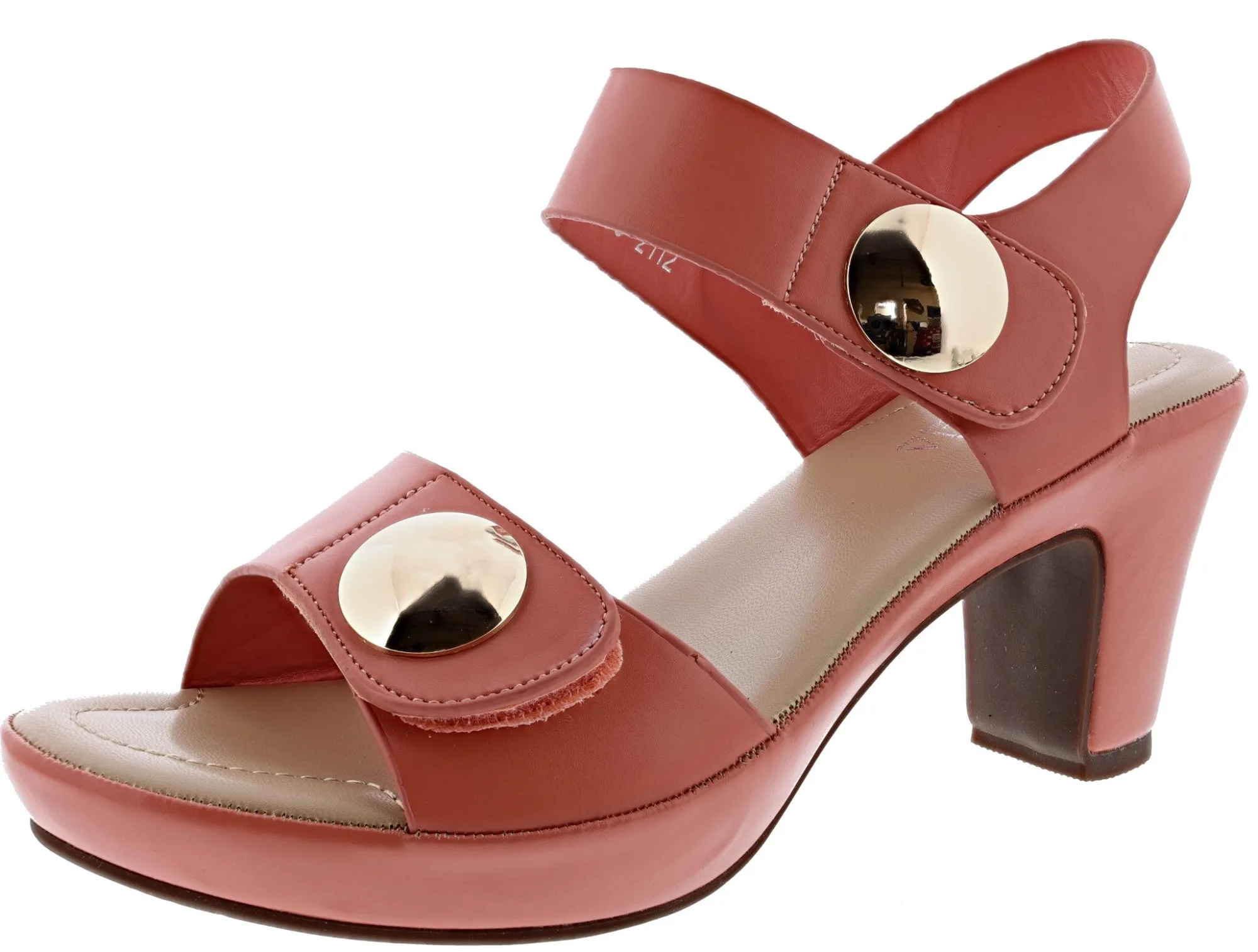 Sandals>Patrizia Dade Smooth Ankle Strap Sandals Women's Peach