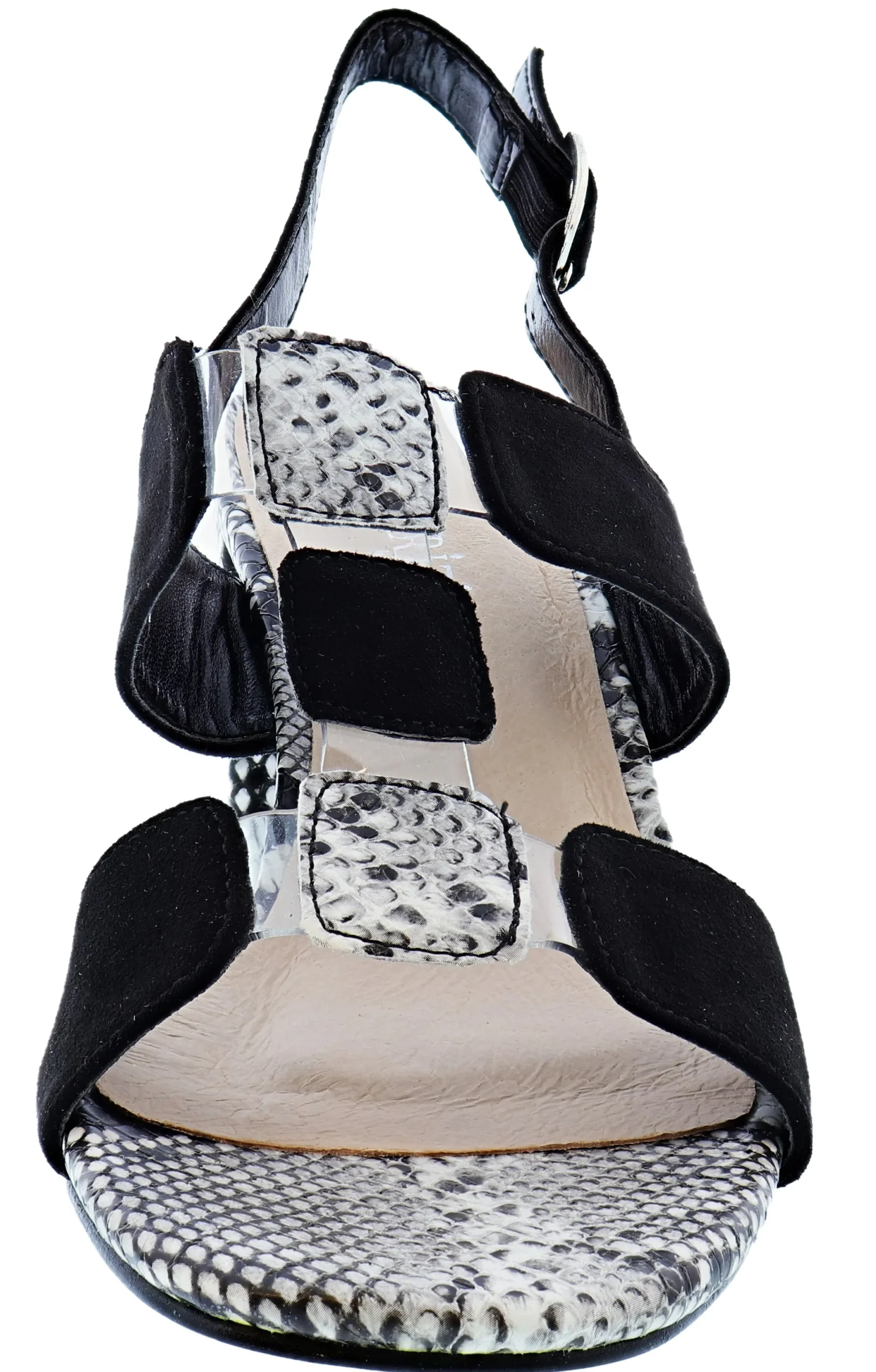 Sandals>Patrizia Morara Slingback Heel Sandals Women Black Multi