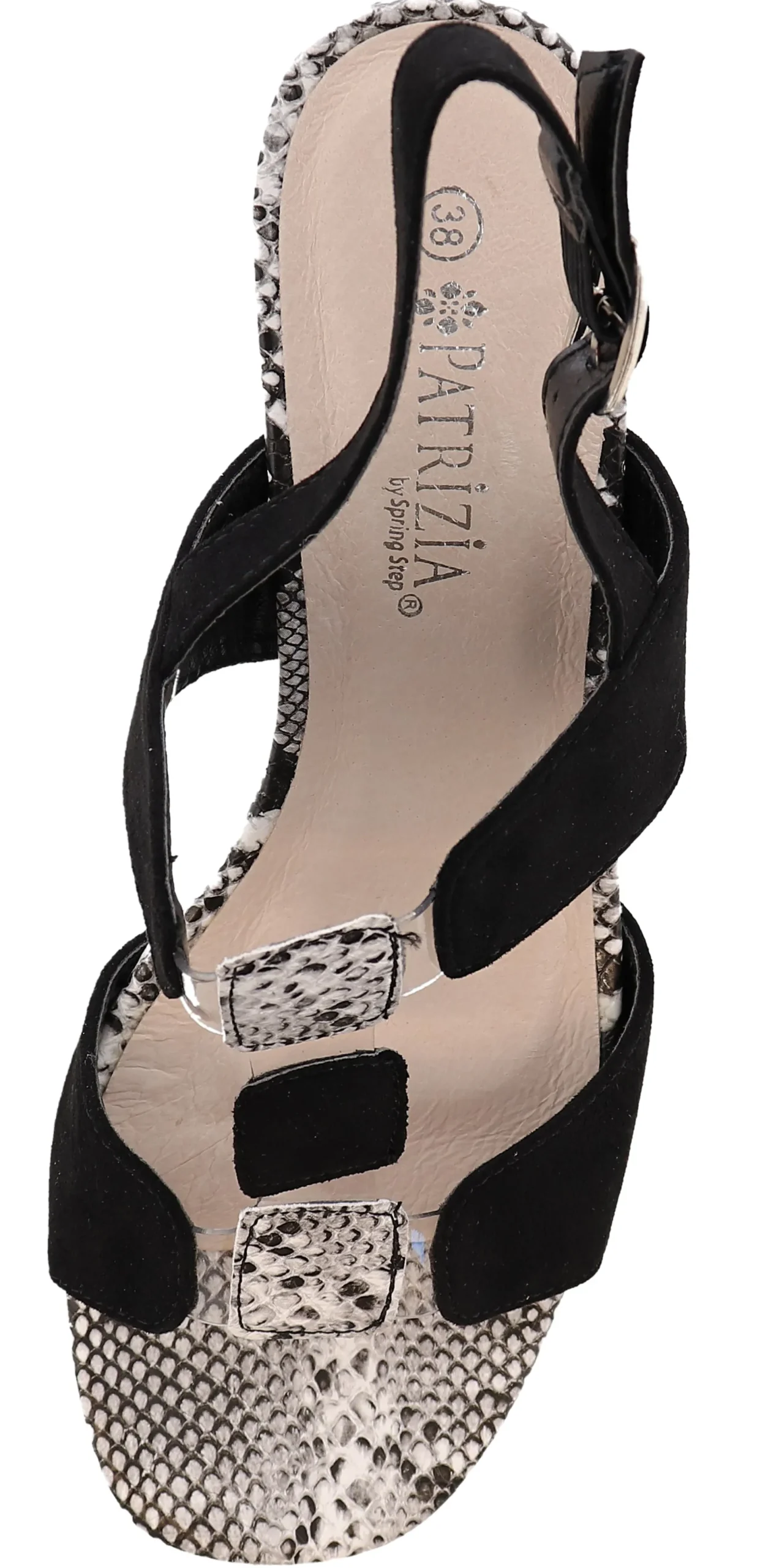 Sandals>Patrizia Morara Slingback Heel Sandals Women Black Multi