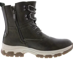 Boots>Patrizia Women's Levali Mid Ankle Boots Olive Green