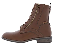 Boots>Patrizia Women's Meredith Comfort Bootie Brown