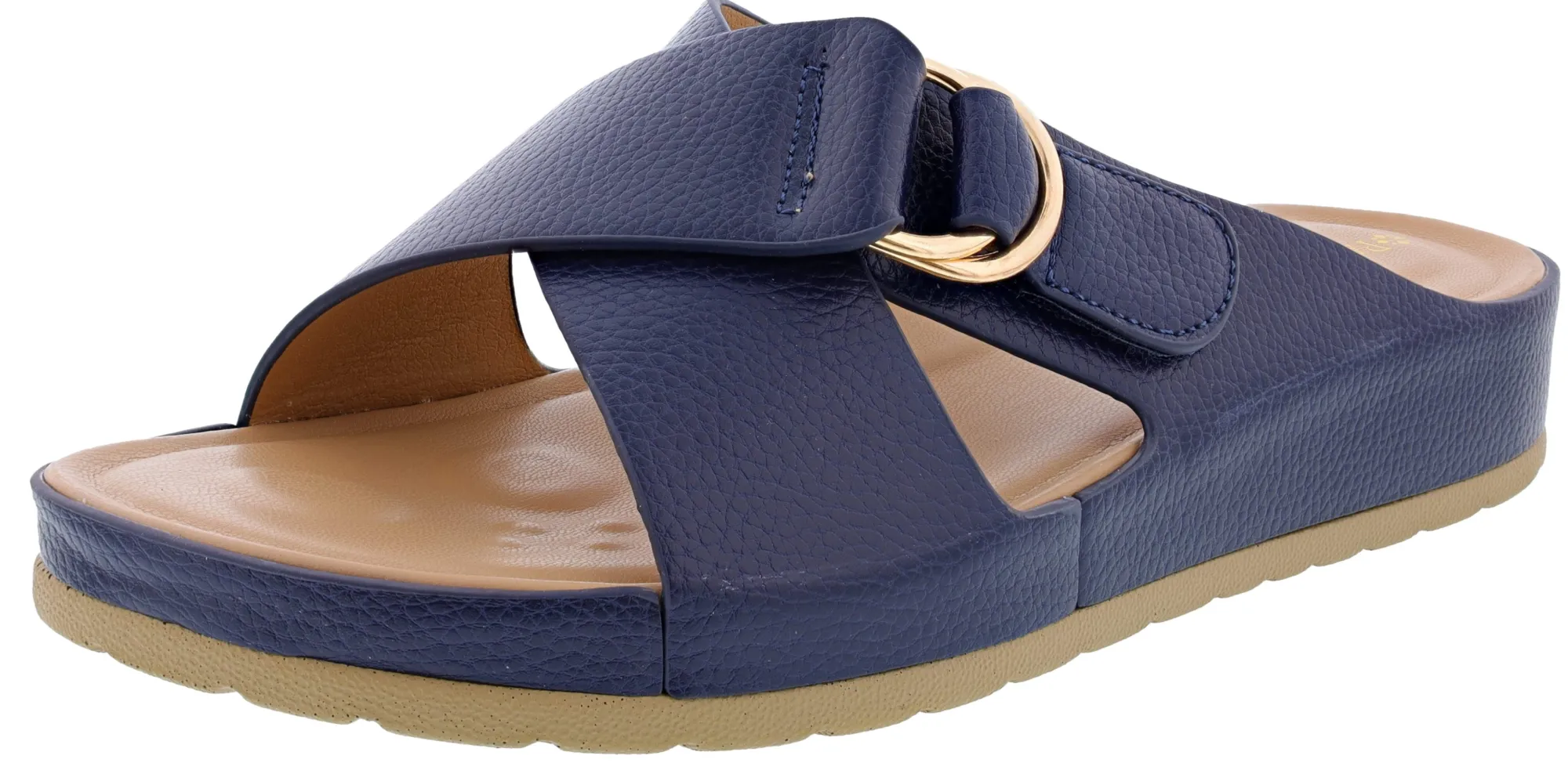 Sandals>Patrizia Women's Rutha Adjustable Strap Slide Sandals By Spring Step