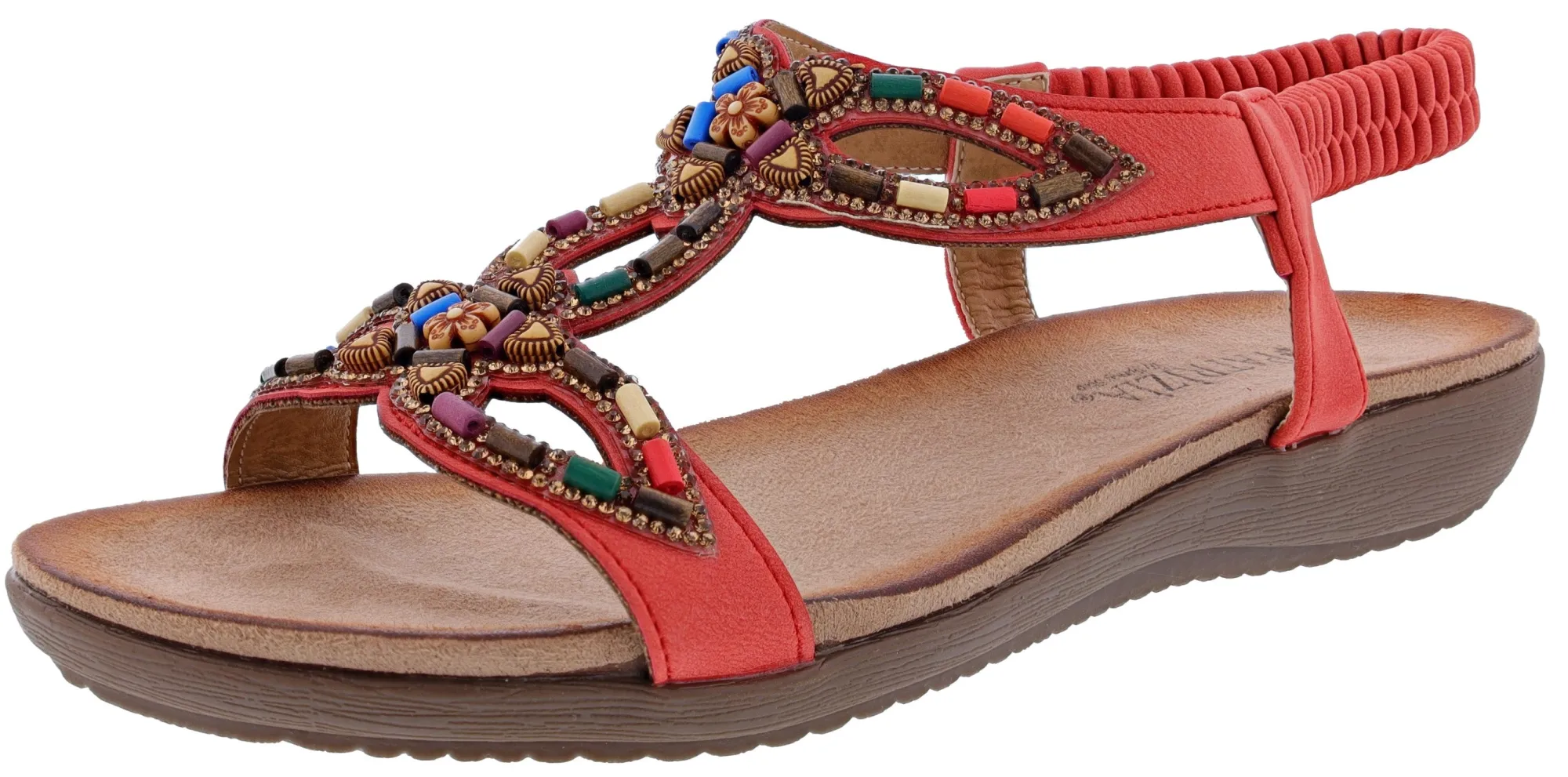 Sandals>Patrizia Women's Volcanic T-Strap Summer Sandals By Spring Step