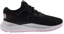Running>Puma Kids Pacer Future Jr. Lace Up Shoes Black/Prism Pink