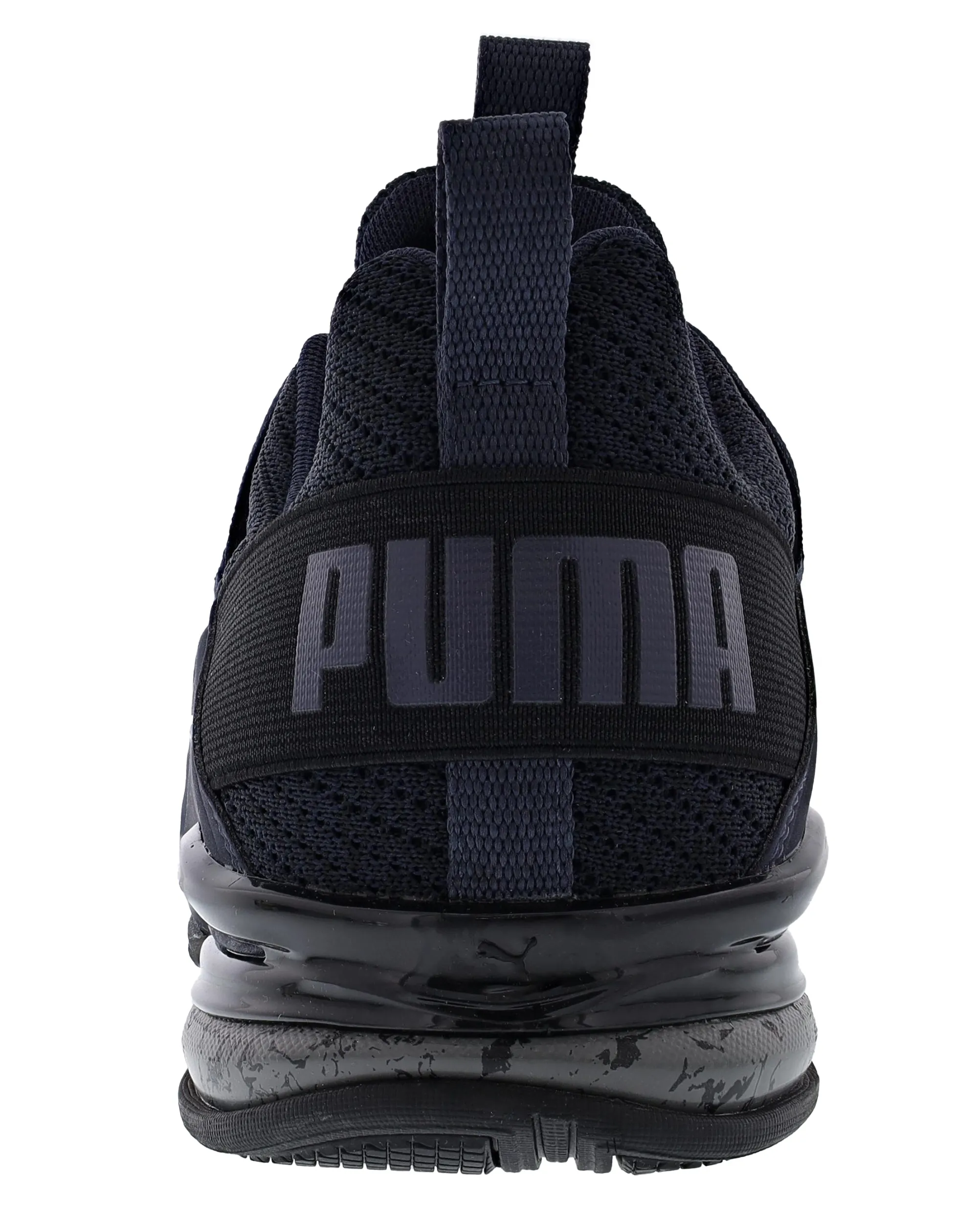 Running>Puma Men's Axelion Velocity Marble Running Shoes Blue/Dark Gray