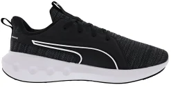 Running>Puma Men's Softride Carson Knit Running Shoes Black