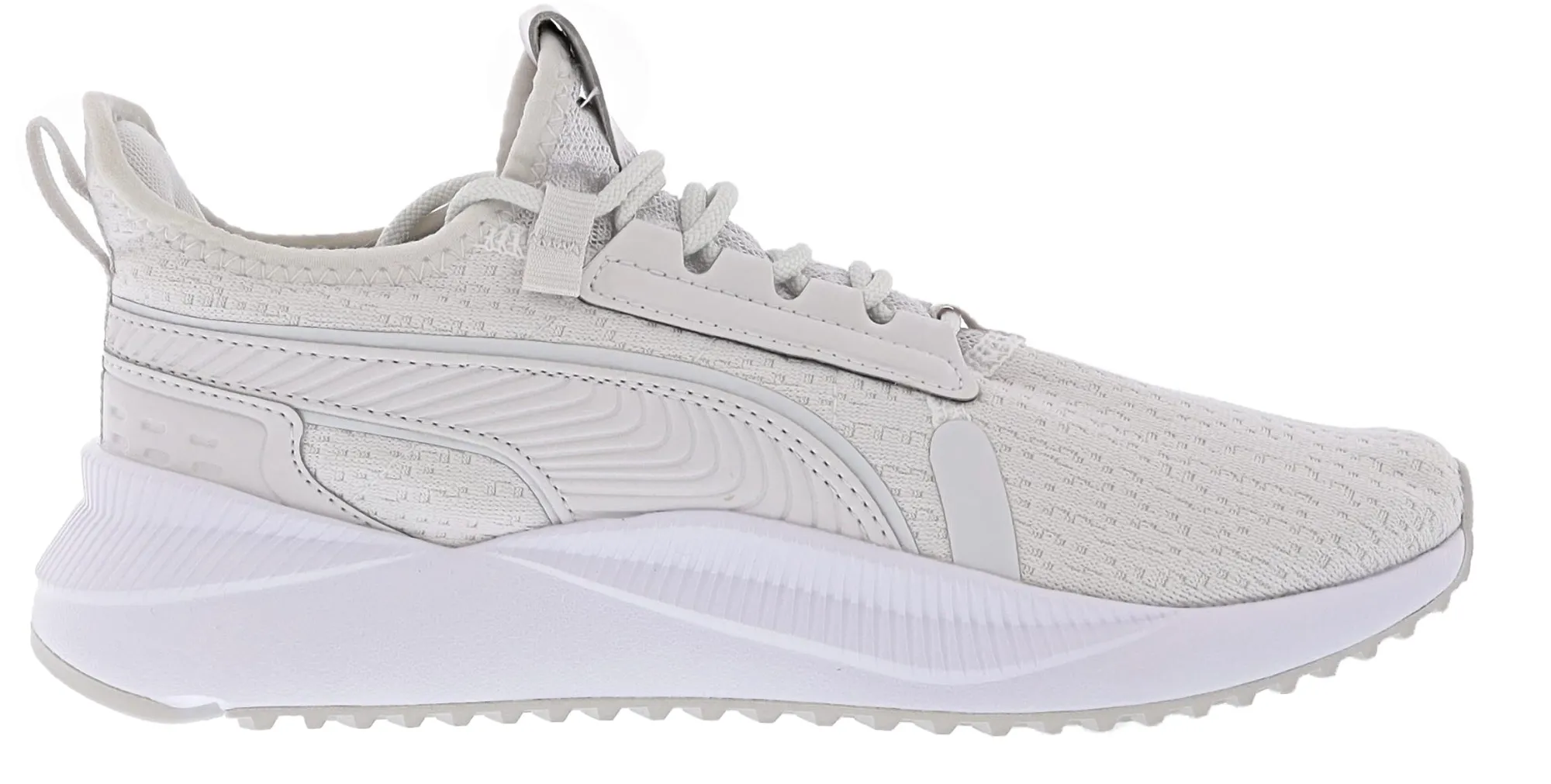Running>Puma Women's Pacer Future Street Mono Luxe Lace Up Sneakers Feather Gray