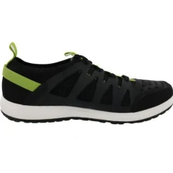 Walking|Casual>Rockport Mens Walk360 Casual Walking Lace Up Washable Flexible Sneakers Black/Macaw