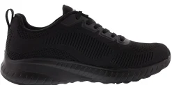 Walking>Skechers Bobs Women's Squad Chaos Face Off Memory Foam Walking Shoes Black/Black