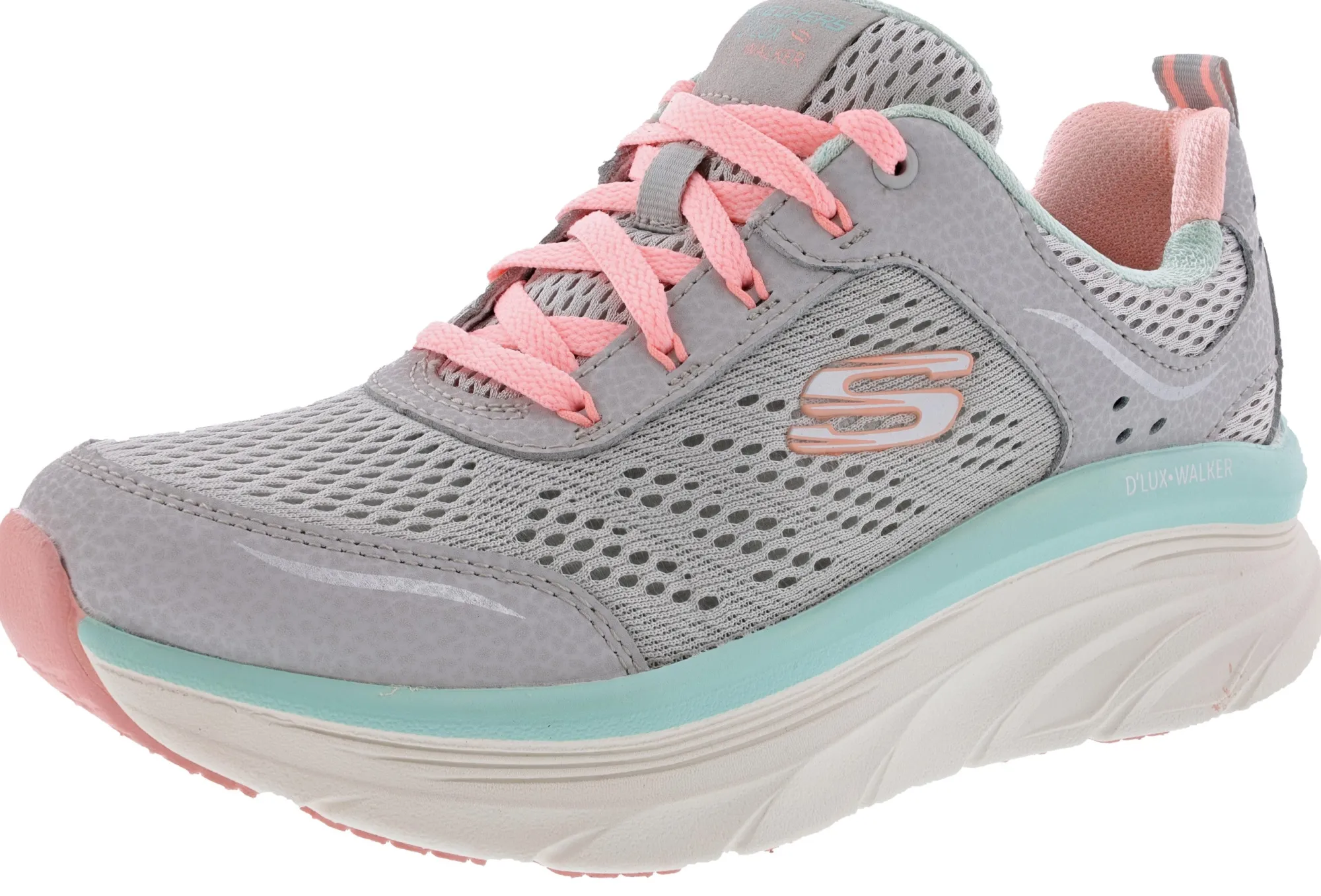 Walking|Shape Ups>Skechers D'Lux Walker Infinite Motion Lightweight Walking Shoes -Women