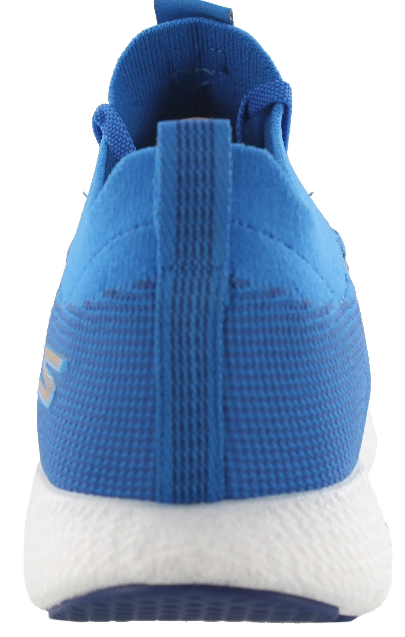 Running>Skechers Go Run 7 Men Lightweight Slip On Running Shoes Blue / Orange219