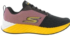 Running>Skechers Men Ultra Lightweight Go Run Forza 3 LA Marathon Running Shoes Black/Purple